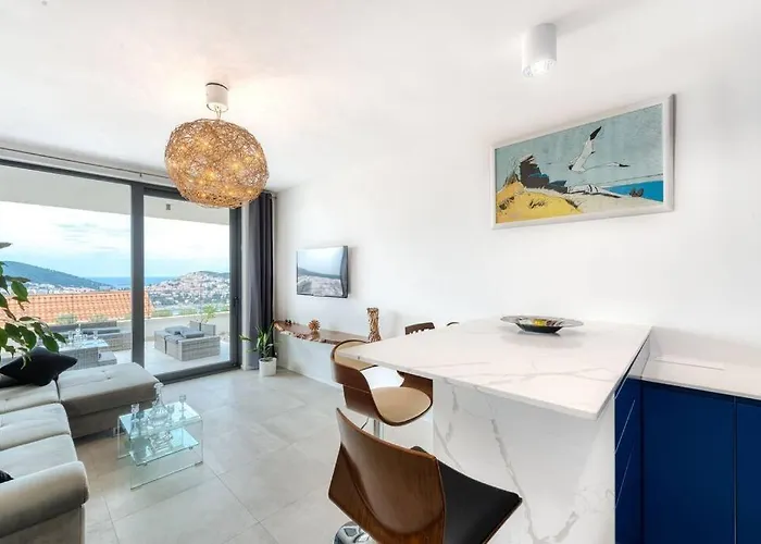 Lägenhet Sunset View, Garden,taxioldtown5min,free Garage, Voucher For Yacht Charter *