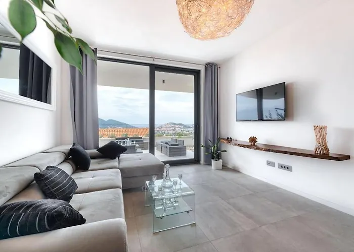 Apartamento Sunset View, Garden,taxioldtown5min,free Garage, Voucher For Yacht Charter Dubrovnik