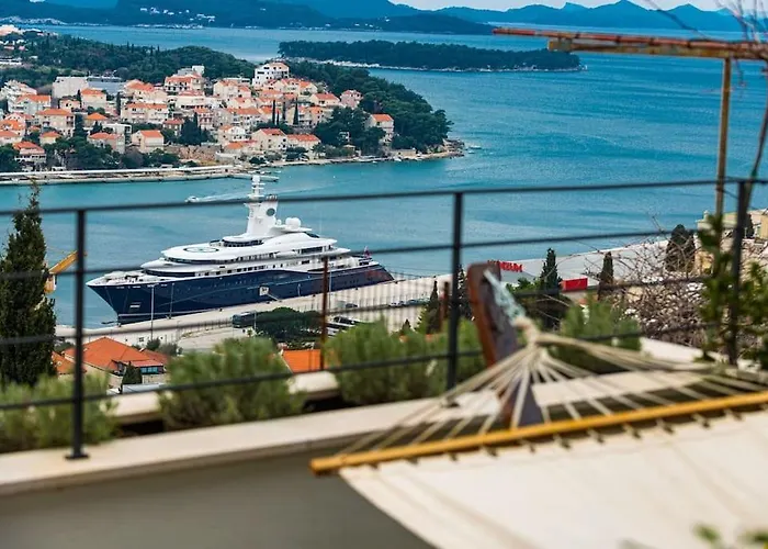 Sunset View, Garden,taxioldtown5min,free Garage, Voucher For Yacht Charter 두브로브니크